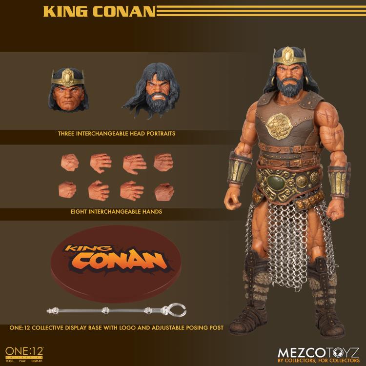 (Pre-Order) Mezco King Conan One:12 Collective King Conan