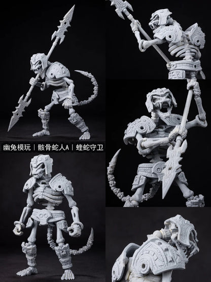 (Pre-Order) YOTO TOY 1/12 Skeletal Serpent Man Wave action figure Whole Set