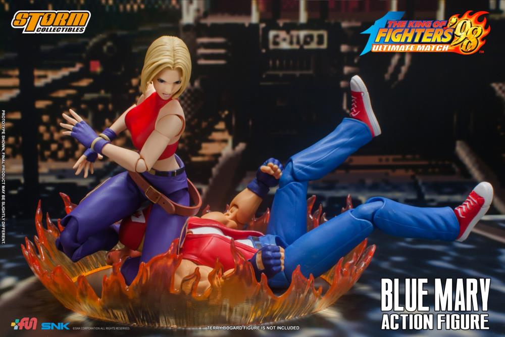 STORM COLLECTIBLES The King of Fighters '98 Blue Mary 1/12 Scale Figure (In Stock)