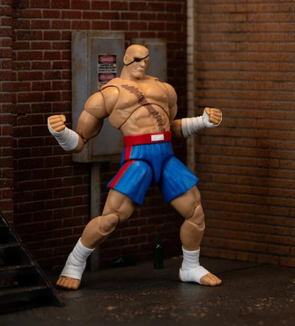 Jada Street Fighter II Sagat 6 Inch Figure (In Stock)