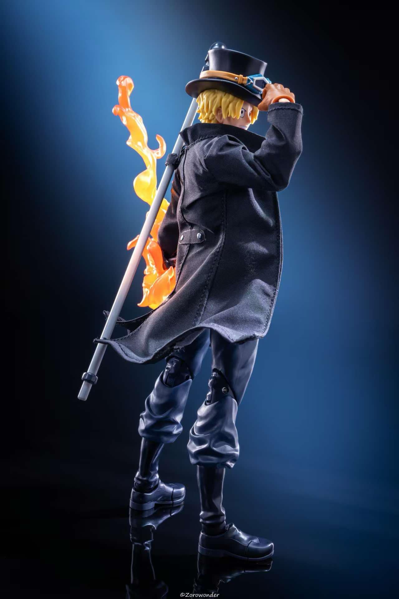 Custom 1/12 Clothing Accessories For SHF Sabo (Black)