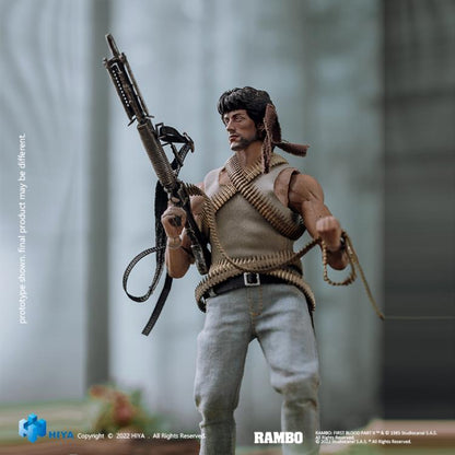 (Pre-Order) HIYA First Blood Exquisite Super Series John Rambo 1/12 Scale PX Previews Exclusive Figure