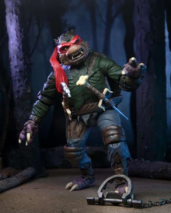 Neca Universal Monsters x Teenage Mutant Ninja Turtles Ultimate Raphael as Wolfman (In Stock)