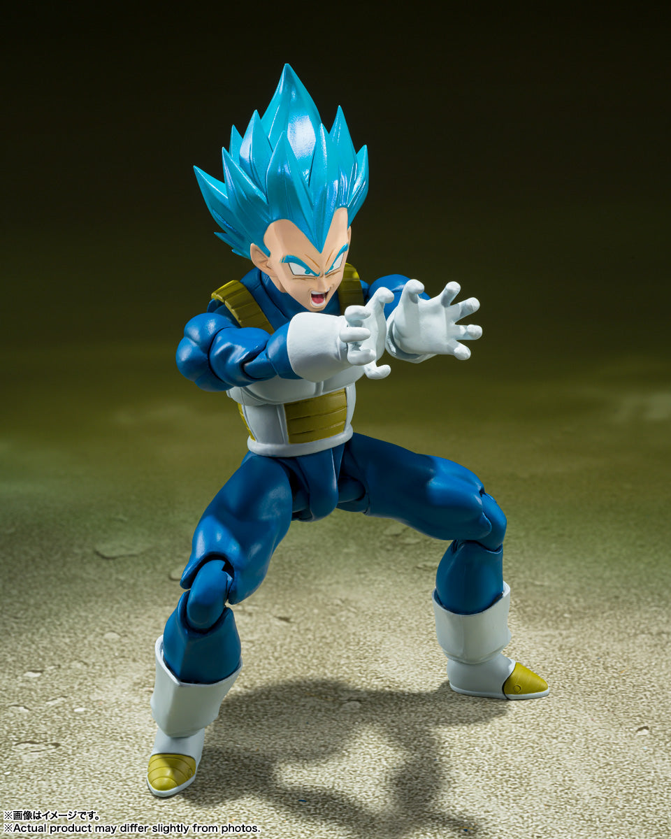 S.H.Figuarts Super Saiyan God Super Saiyan Vegeta (Unwavering Saiyan Pride) Action Figure (In Stock)