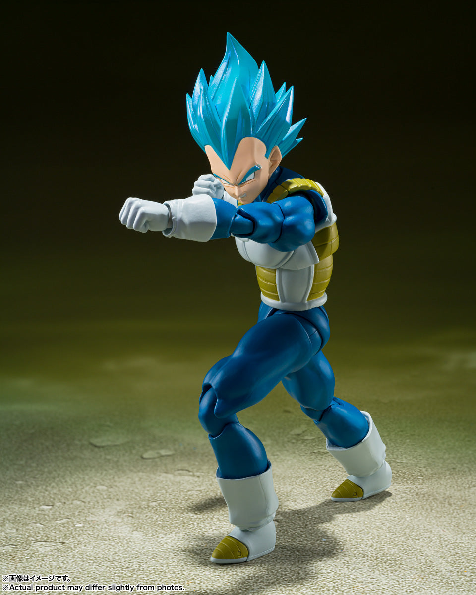 S.H.Figuarts Super Saiyan God Super Saiyan Vegeta (Unwavering Saiyan Pride) Action Figure (In Stock)