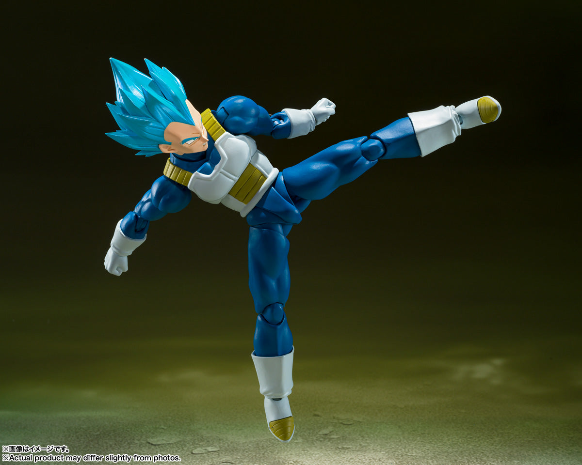 S.H.Figuarts Super Saiyan God Super Saiyan Vegeta (Unwavering Saiyan Pride) Action Figure (In Stock)