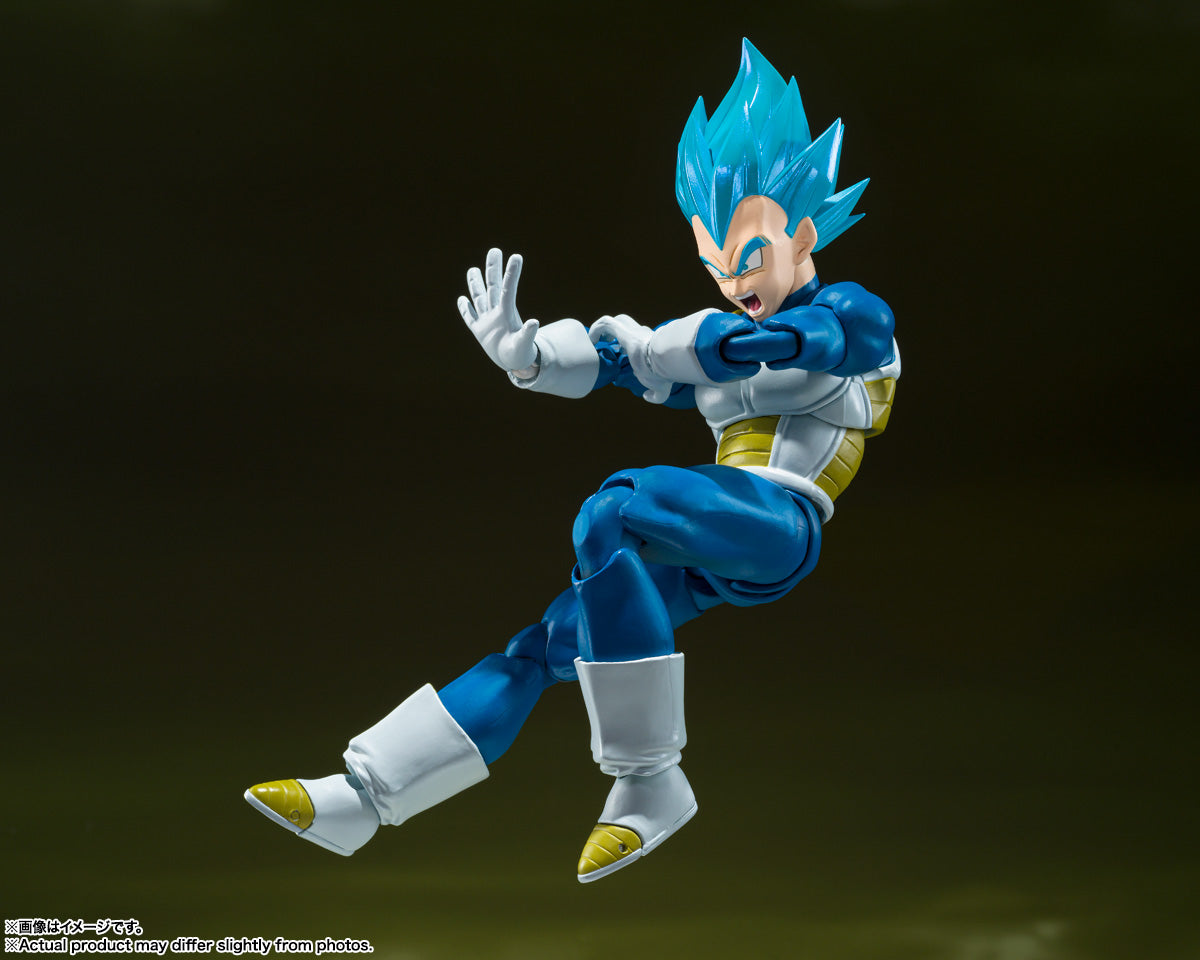 S.H.Figuarts Super Saiyan God Super Saiyan Vegeta (Unwavering Saiyan Pride) Action Figure (In Stock)