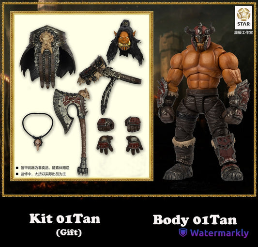 (Pre-Order) Star studio 1/12 Ancient War wave 1 Orc Body and Custom Kit (Orc Body 01 Tan)