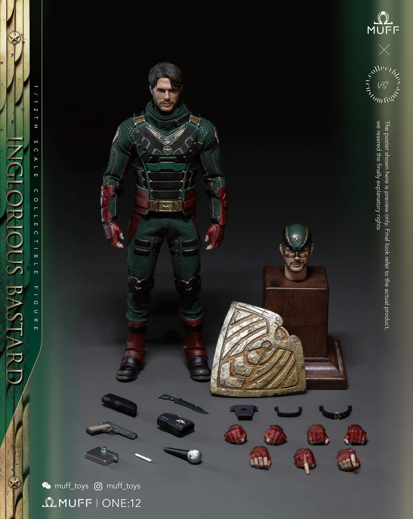 (Pre-Order) Muff Toys 1/12 INGLORIOUS BASTARD Super Soldier action figure