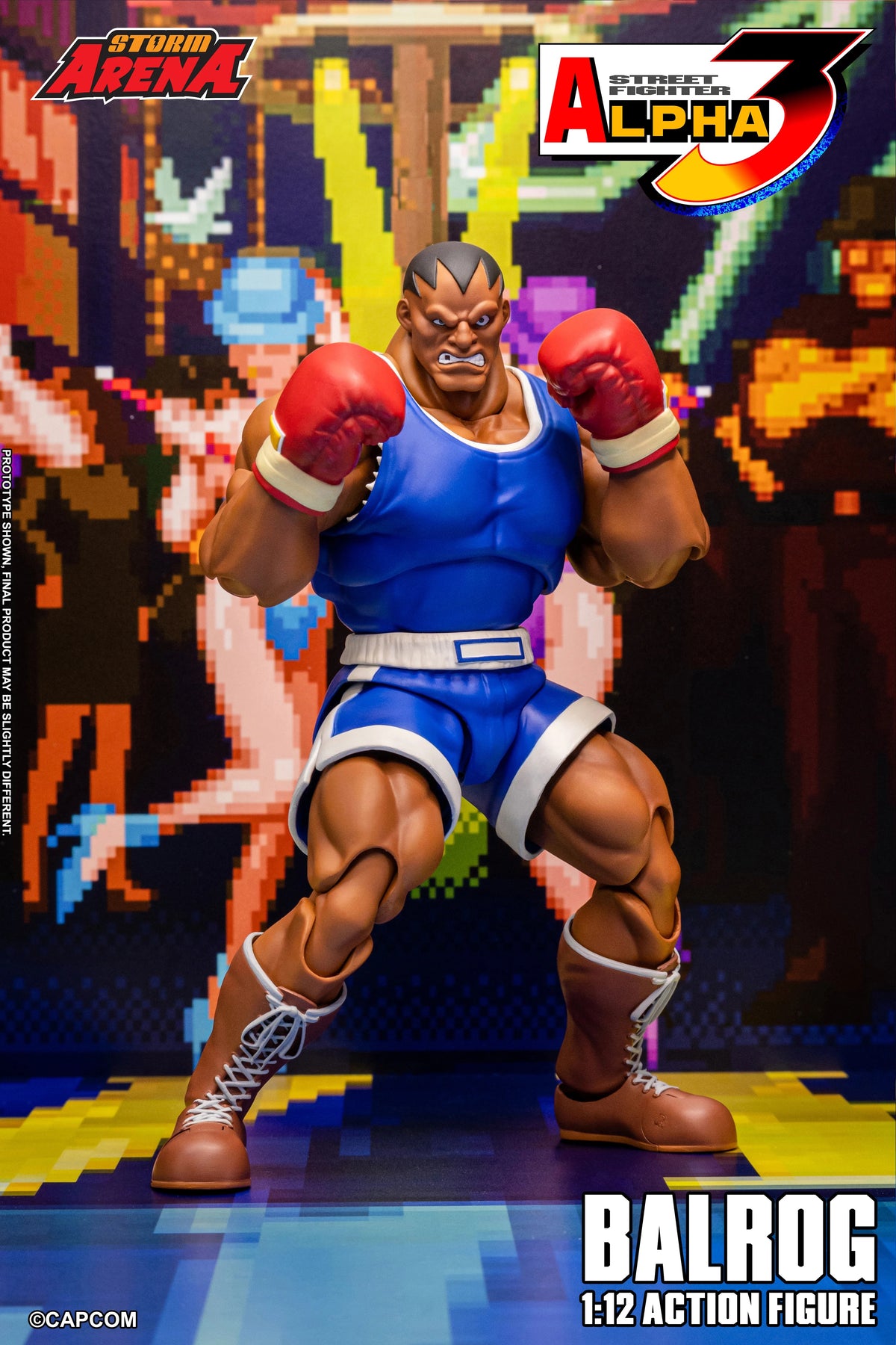 (Pre-Order) Storm Arena Street Fighter Alpha 3 Balrog 1/12 Scale Action Figure