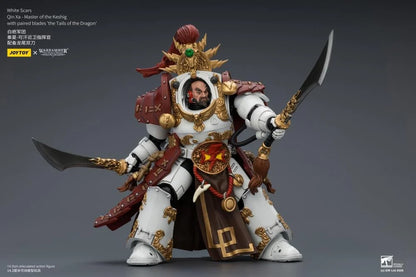 (Pre-Order) Warhammer 40k White Scars Qin Xa - Master of the Keshig with paired blades the Tails of the Dragon