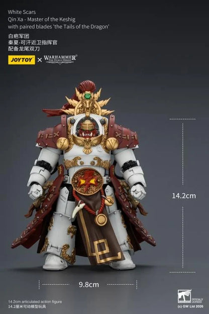 (Pre-Order) Warhammer 40k White Scars Qin Xa - Master of the Keshig with paired blades the Tails of the Dragon