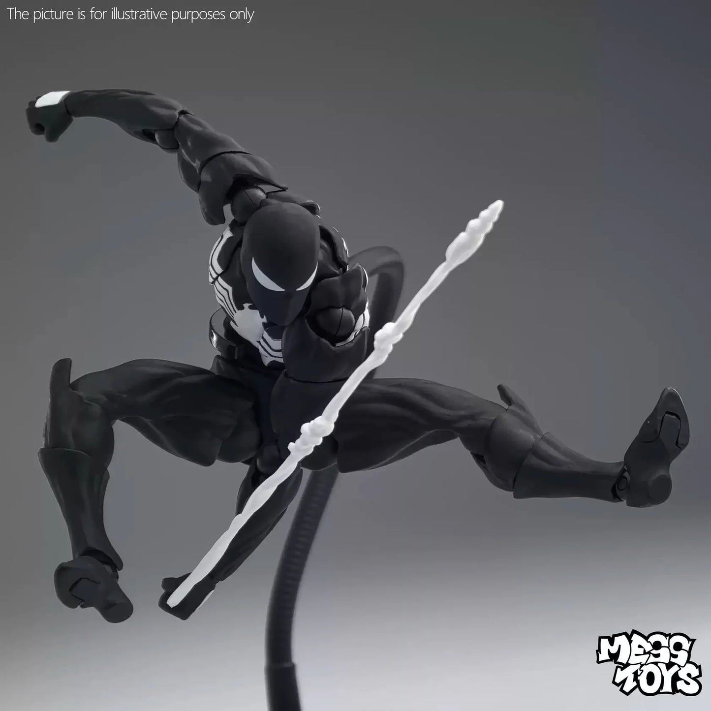 CT Toys Mess Toys Symbiote Spider-Man Black Spider Action Figure