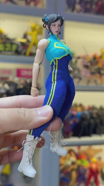 Custom 1/12 Action Figure Street Fighter Chun Li (Figure Body Not Included)