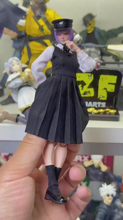 Custom 1/12 Action Figure Chainsaw Death Devil for Romankey Body