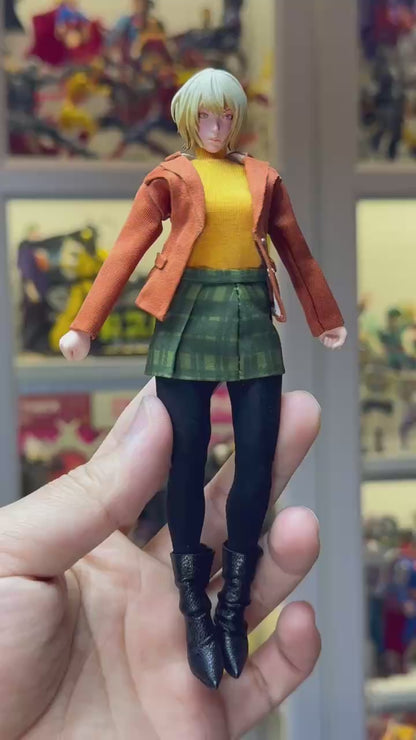 Custom 1/12 Action Figure Resident Evil Ashely for Romankey (Figure Body Not Included)