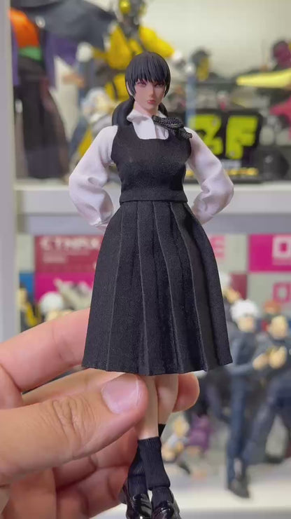 Custom 1/12 Action Figure Chainsaw Man Yoru War Devil for Romankey Body