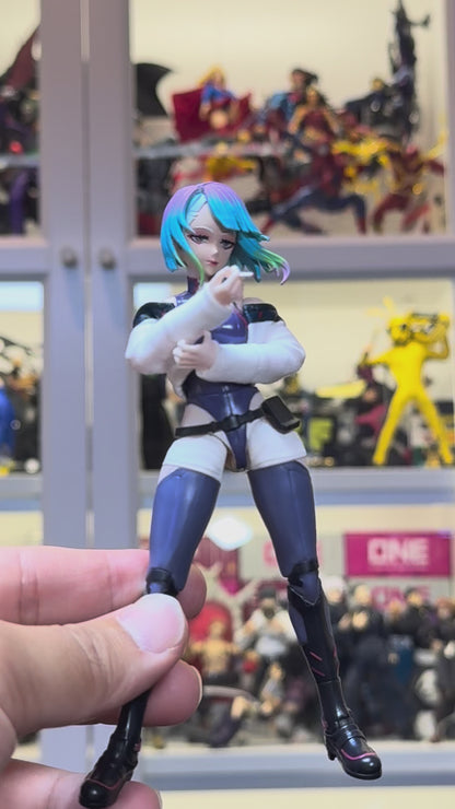 Custom 1/12 Action Figure Cyberpunk Lucy Head Sclupt