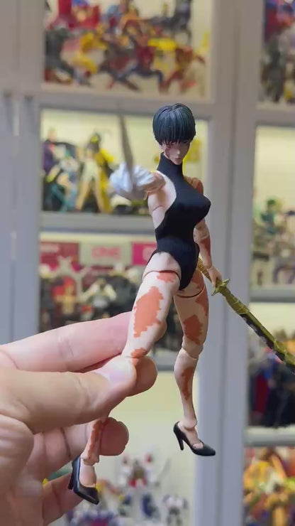 Custom 1/12 Action Figure Jujutsu Kaisen Zenin Maki (Whole Figure Include Accesories)