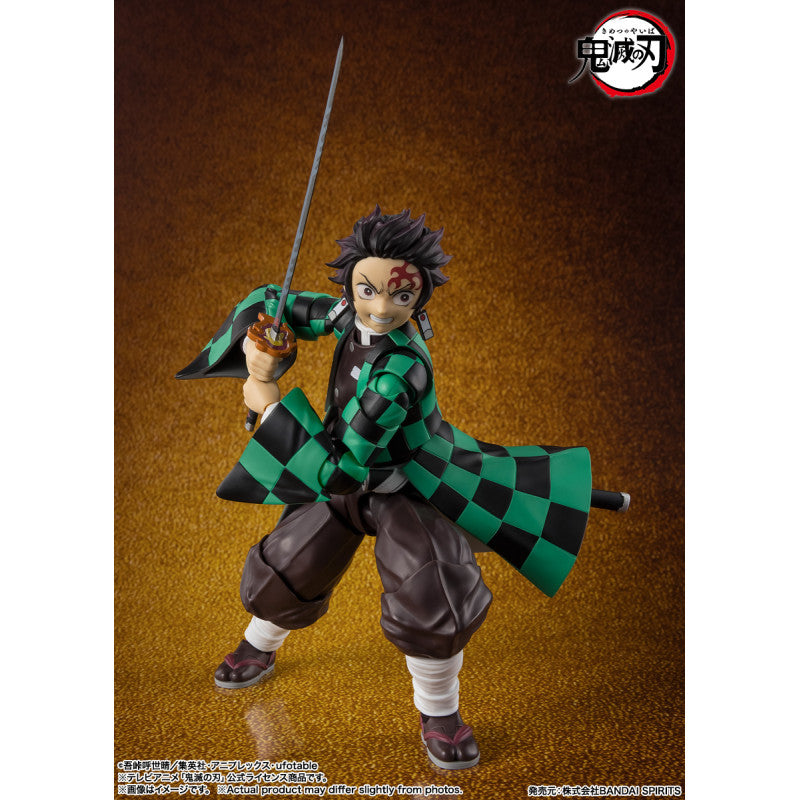 (Pre-Order) Bandai S.H.Figuarts Tanjiro Kamado: Battle at Mugenjo ver.