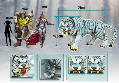 (Pre-Order) FURY TOYS Beast Series Maya Temple Tiger Ember Fang and Frost Claw FT01/02/03 and 04