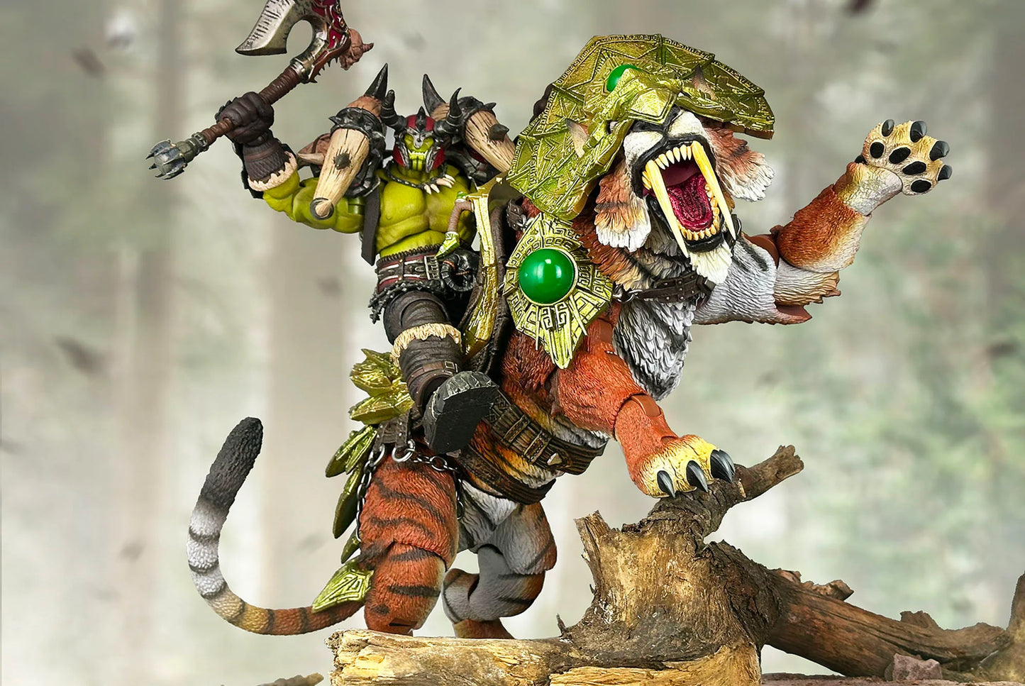 (Pre-Order) FURY TOYS Beast Series Maya Temple Tiger Ember Fang and Frost Claw FT01/02/03 and 04