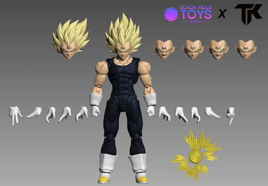 (Pre-Order) Black Hole Toys X TK DIY Dragon Ball Majin Vegeta Black Suit