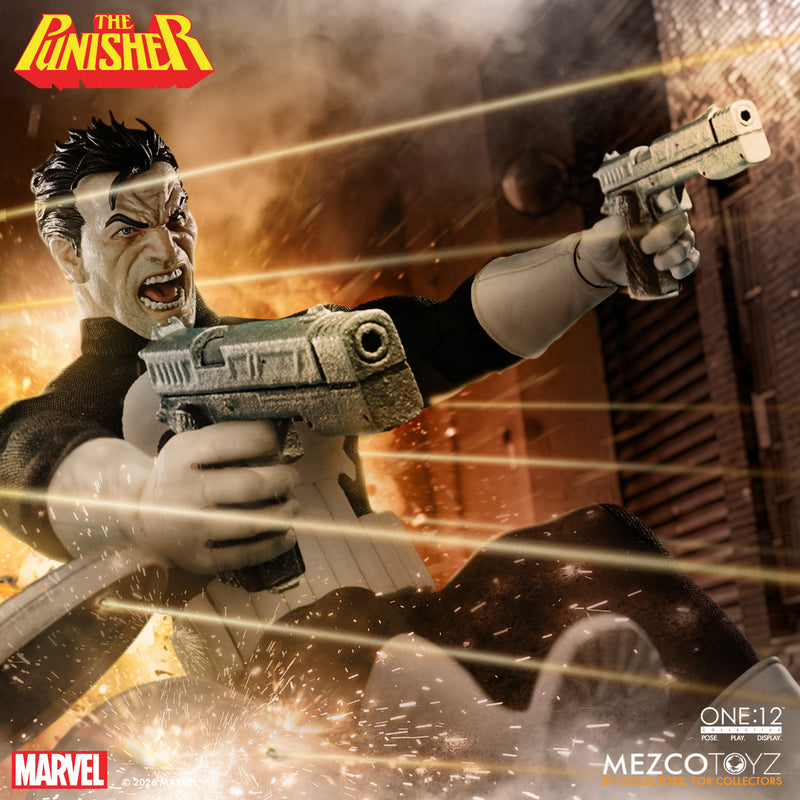 (Pre-Order) Mezco Toyz One:12 Collective Marvel The Punisher