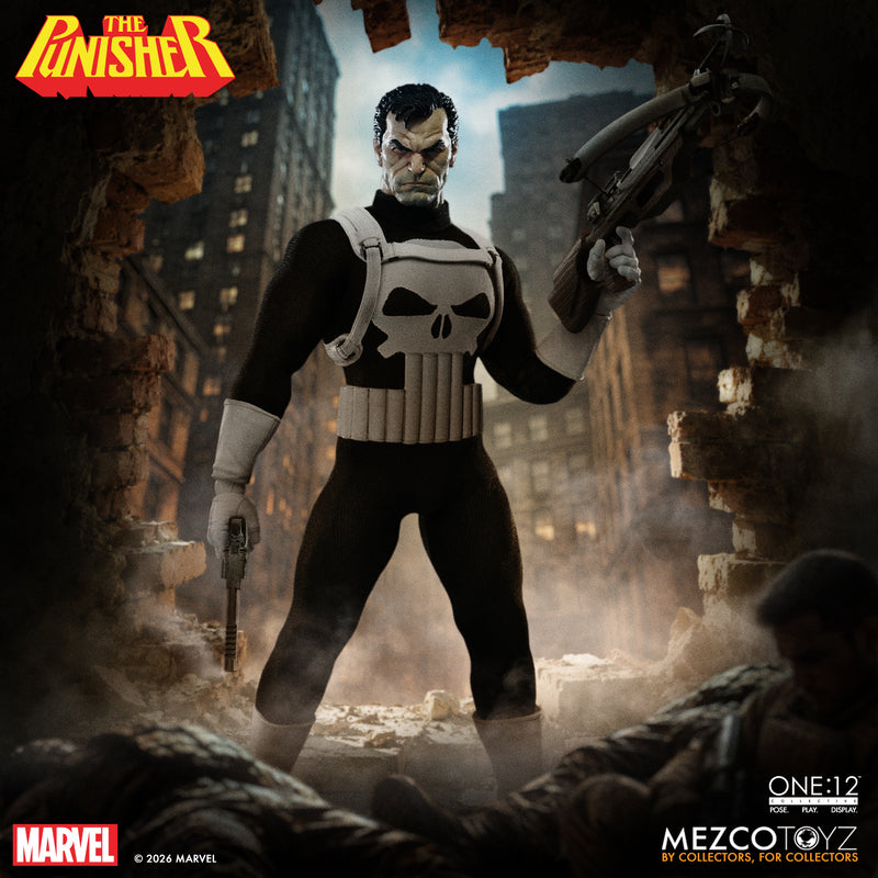 (Pre-Order) Mezco Toyz One:12 Collective Marvel The Punisher