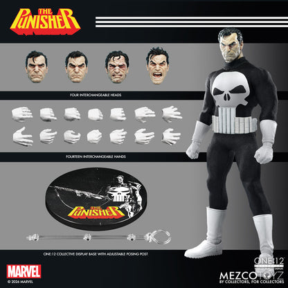 (Pre-Order) Mezco Toyz One:12 Collective Marvel The Punisher