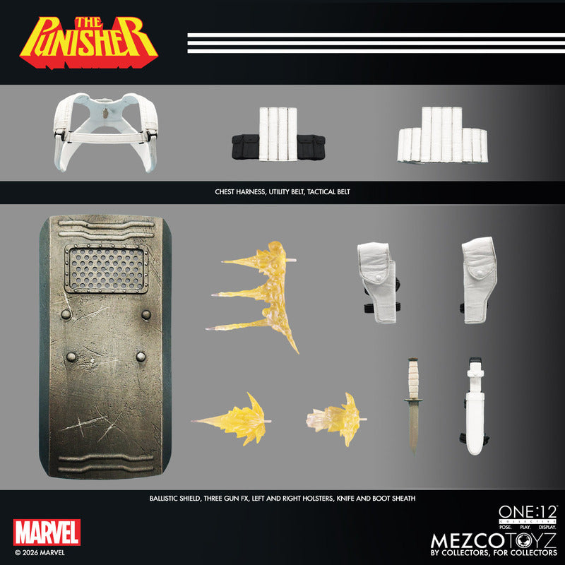 (Pre-Order) Mezco Toyz One:12 Collective Marvel The Punisher