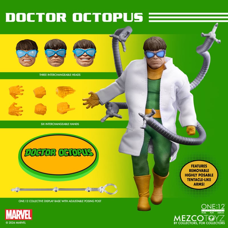 (Pre-Order) Mezco Toyz One:12 Collective Marvel Doctor Octopus (Reissue)