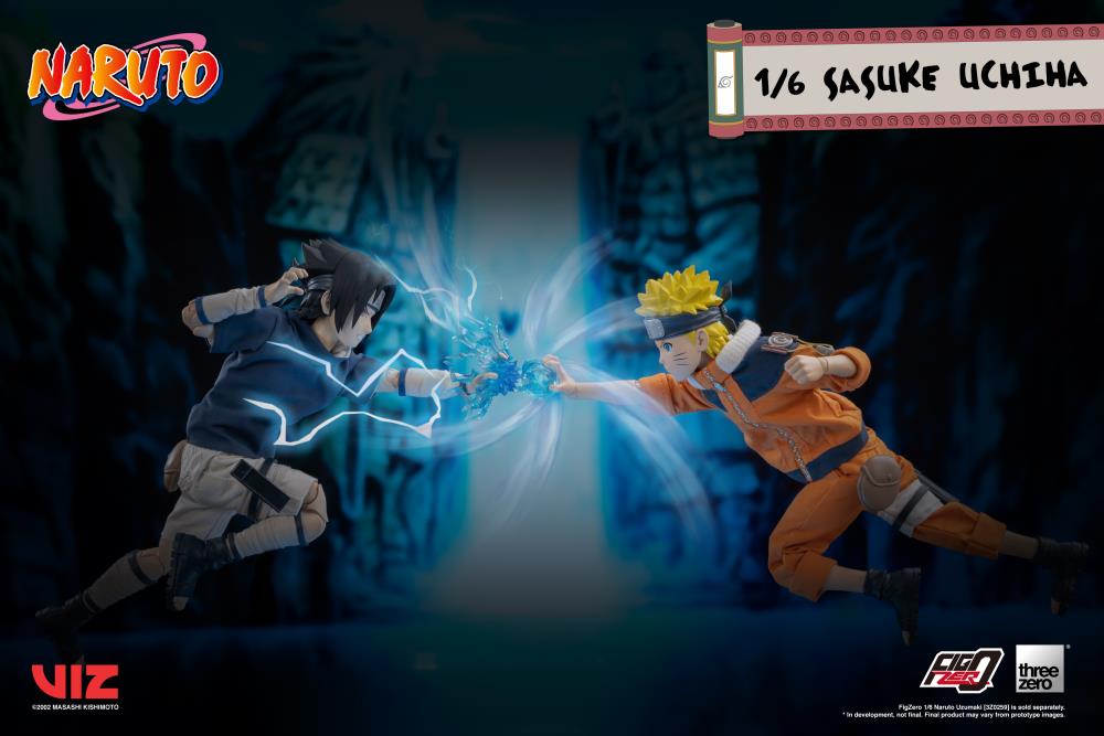 (Pre-Order) Threezero Naruto FigZero Sasuke Uchiha 1/6 Scale Collectible Figure