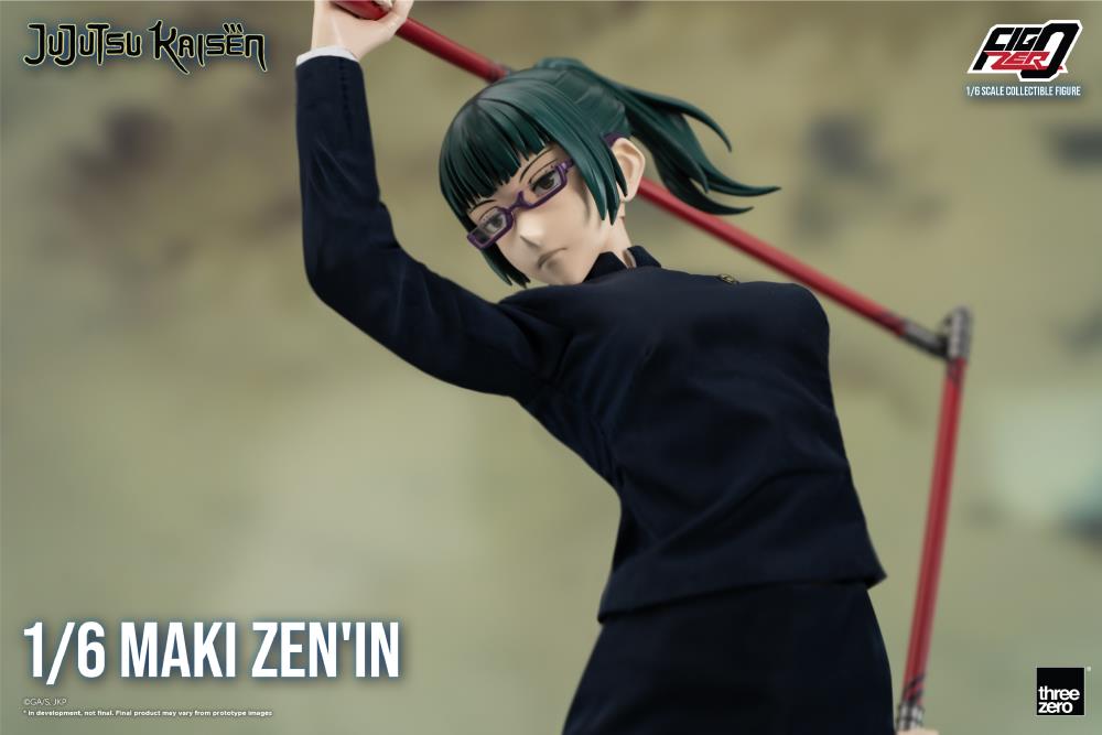 (Pre-Order) Threezero Jujutsu Kaisen FigZero Maki Zen'in 1/6 Scale Figure