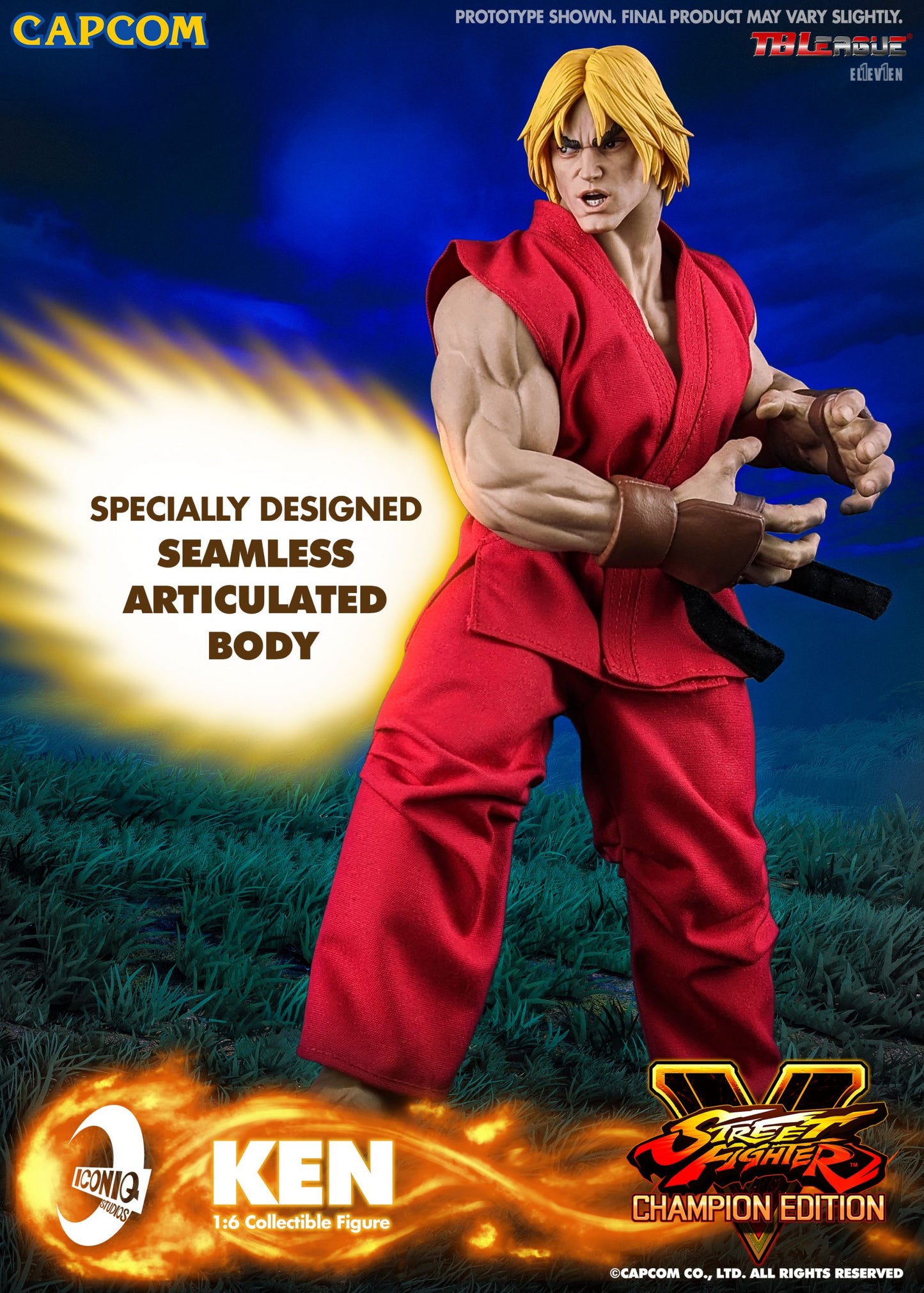 (Pre-Order) Iconiq Studios Street Fighter V – Ken Masters