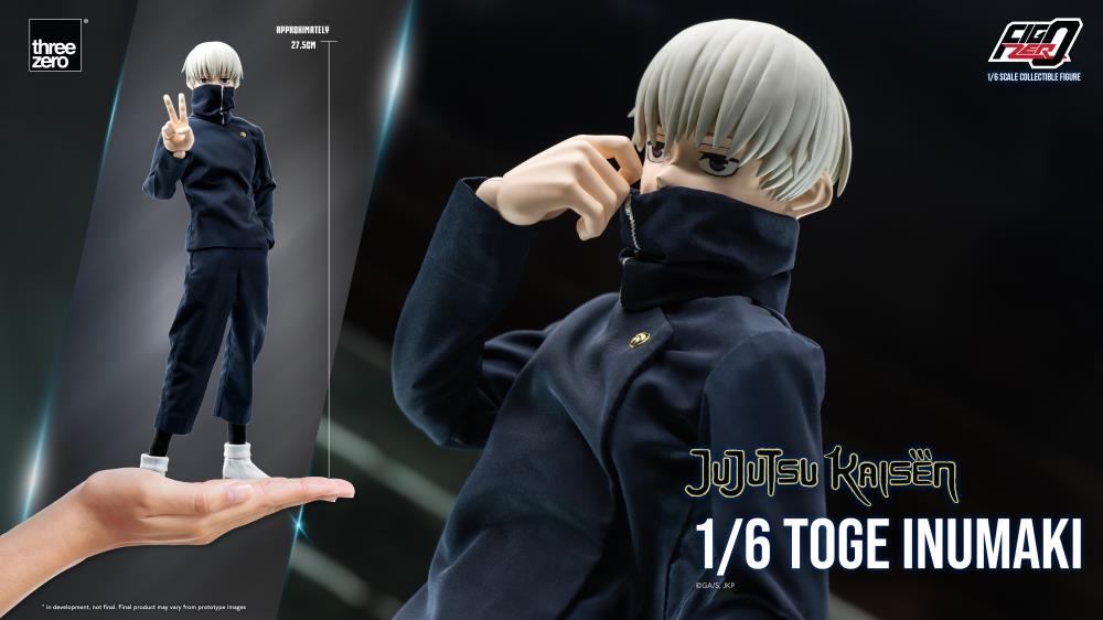 (Pre-Order) Threezero Jujutsu Kaisen FigZero Toge Inumaki 1/6 Scale Figure