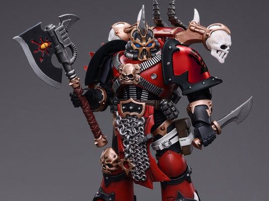 Warhammer 40K Chaos Space Marines Red Corsairs Exalted Champion Gotor the Blade 1/18 Scale Figure (In Stock)