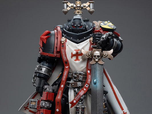 Warhammer 40k Black Templars Sword Brethren Brother Lombast 1/18 Scale Figure (In Stock)