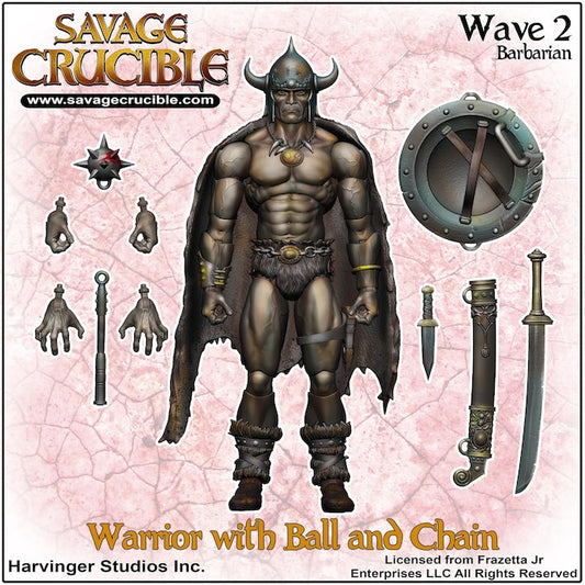 (Pre-Order) Harvinger Studios Savage Crucible Wave 2 FRAZETTA'S Warrior with Ball and Chain