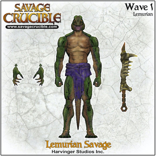 (Pre-Order) Harvinger Studios Savage Crucible Wave 1 Lemurian Savage