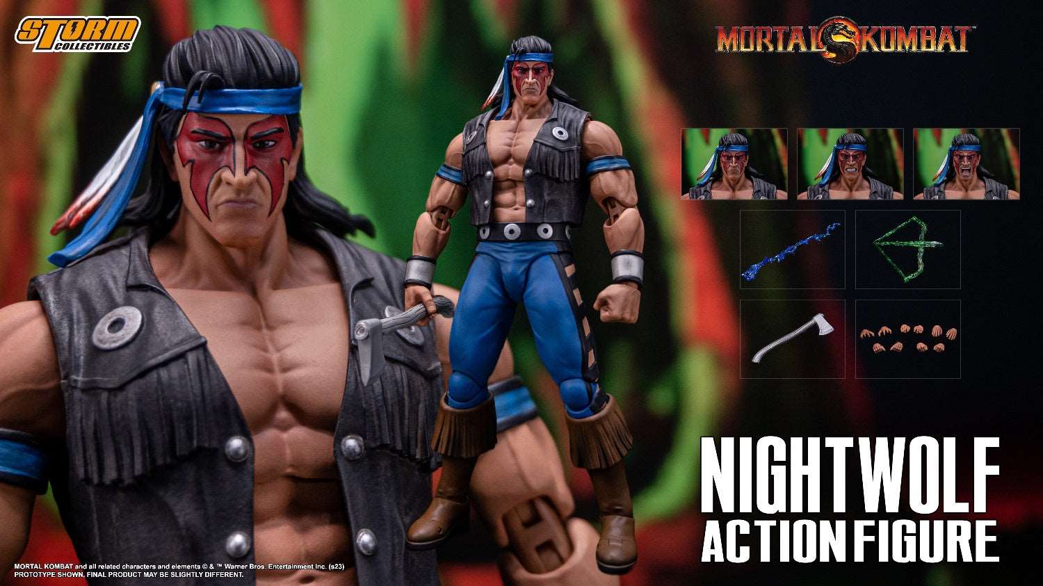 (Pre-Order) Storm Toys Mortal Kombat Nightwolf 1/12 Scale