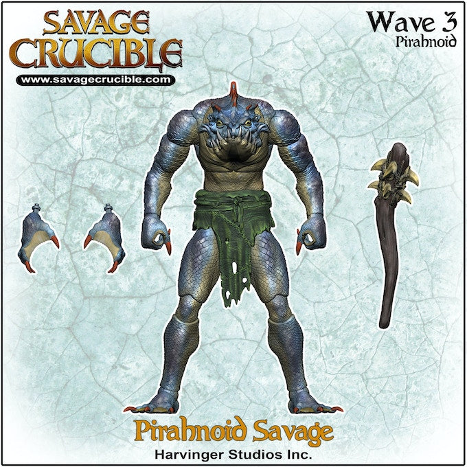 (Pre-Order) Harvinger Studios Savage Crucible Wave 3 Pirahnoid Savage
