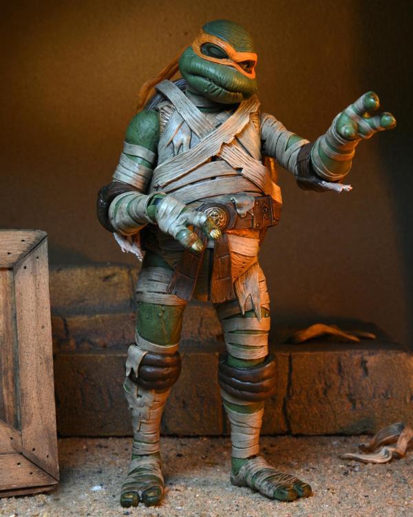 Neca Ninja Teenage Mutant Ninja Turtles Ultimate Michelangelo as The Mummy (In Stock)
