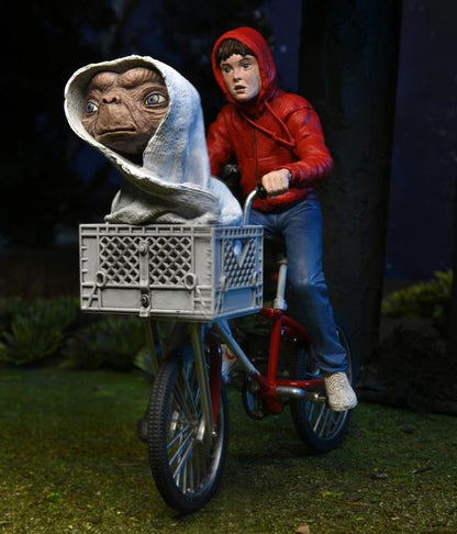 Neca E.T. 40th Anniversary Elliot & E.T. on Bicycle Action Figure (In Stock)